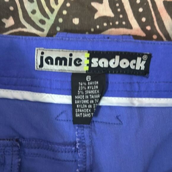 Jamie Sadock Royal Blue Cargo Shorts with Zipper Pockets - Picture 2 of 3